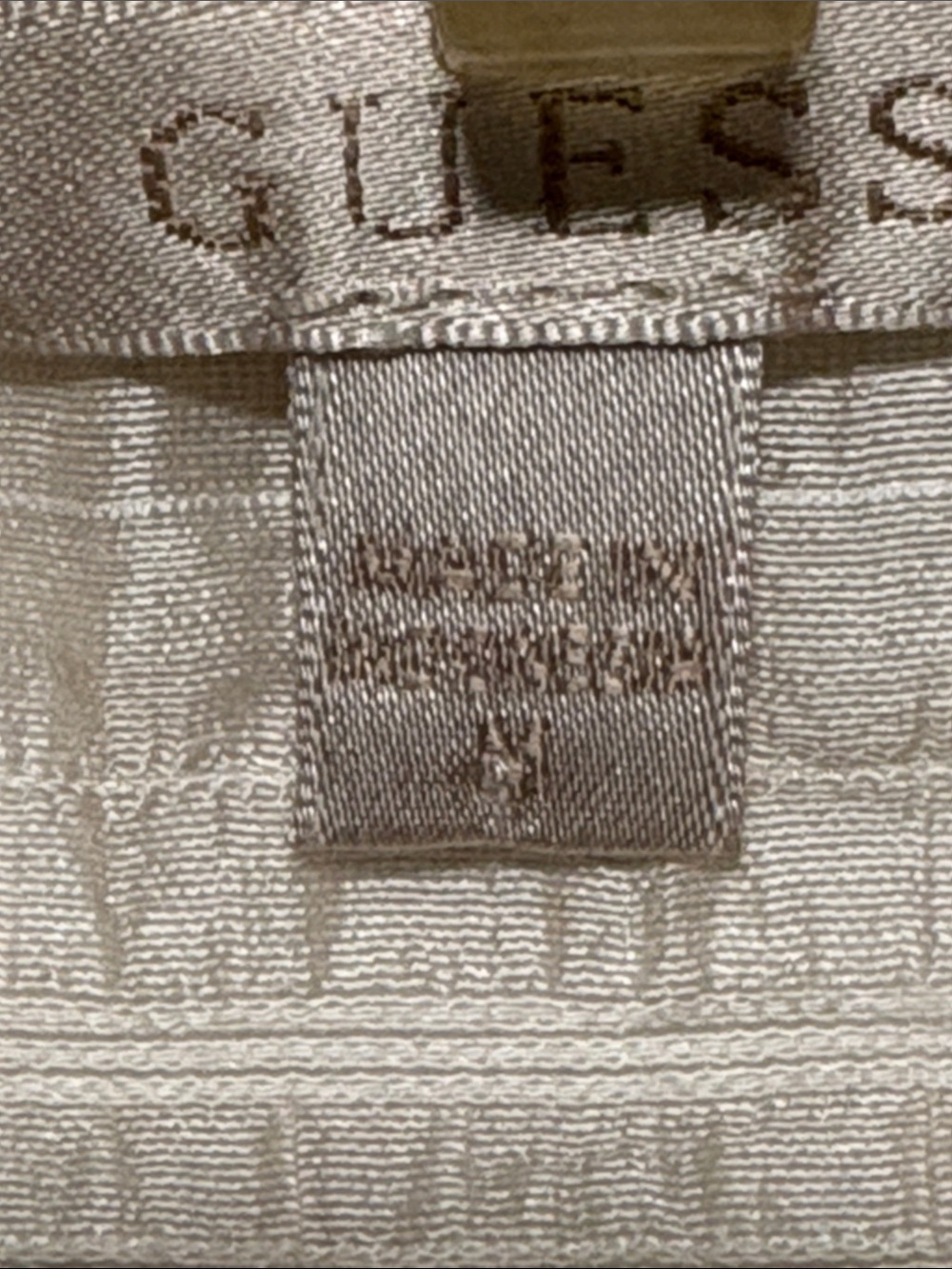 GUESS Cream Textured Button-Up Top - Picture 7 of 11
